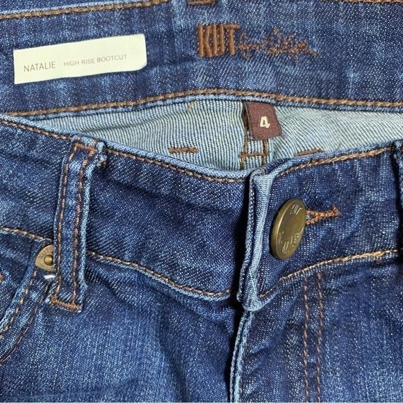 Kut From the Kloth sz 4 Natalie Bootcut Medium Wash Women’s Jeans - Picture 4 of 5
